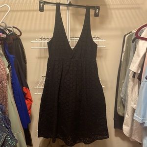 Black,patterned, summer dress